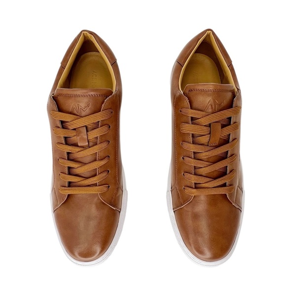 Ace Marks LoPro Dress Sneaker Men’s Size 11.5 Brown Leather Low LoPro Top EUC - Picture 5 of 10